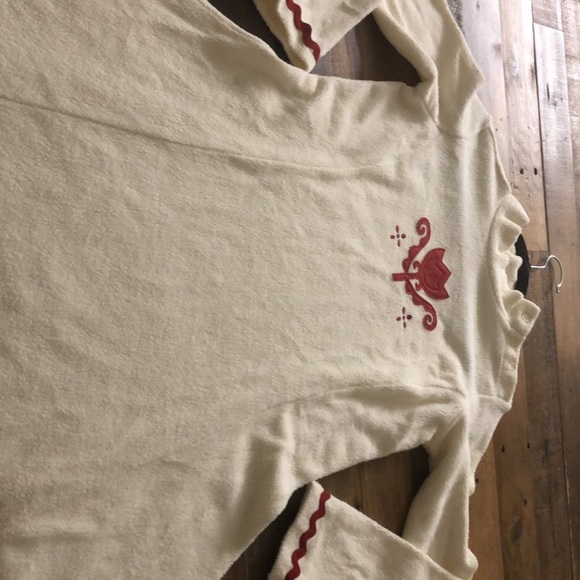 Floral Patched White Hanna Andersson Dress - Picture 4 of 13